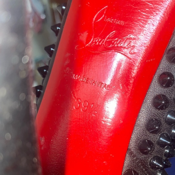 Christian Louboutin Spiked Platform Heels - Picture 2 of 6
